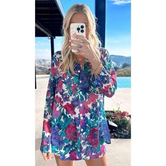 Show me your MuMu smith floral button down shirt - Picture 1 of 9
